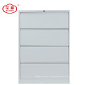 Huadu commercial hanging lateral filing cabinet 4 drawer